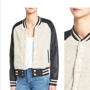 MOTHER Letterman Snap Jacket